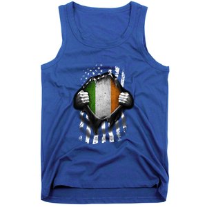 Ireland Usa Flag Irish American Gift Tank Top