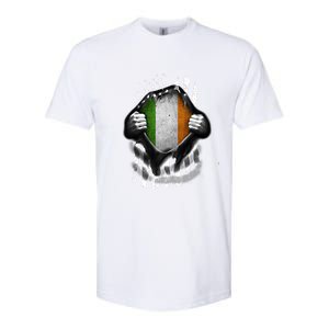 Ireland Usa Flag Irish American Gift Softstyle CVC T-Shirt