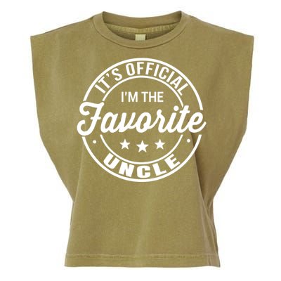 Its Uncle I Am The Favorite Funny Gift Garment-Dyed Women's Muscle Tee