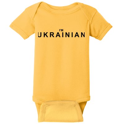 I'm Ukrainian Baby Bodysuit