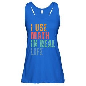 I Use Math In Real Life Funny Ladies Essential Flowy Tank