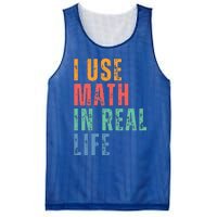 I Use Math In Real Life Funny Mesh Reversible Basketball Jersey Tank