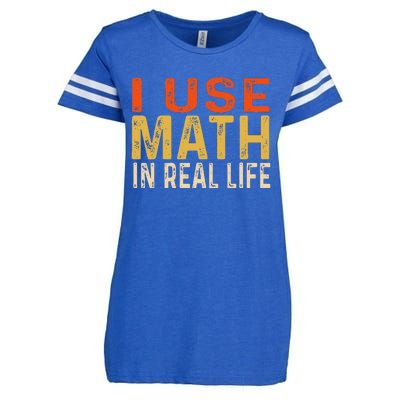 I Use Math In Real Life Funny Enza Ladies Jersey Football T-Shirt