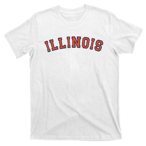 Illinois Usa Patriotic Birthday School University Gift T-Shirt