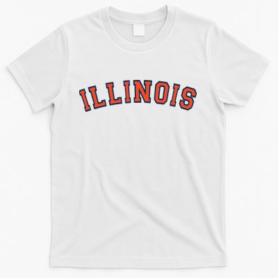 Illinois Usa Patriotic Birthday School University Gift T-Shirt