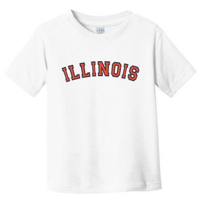 Illinois Usa Patriotic Birthday School University Gift Toddler T-Shirt