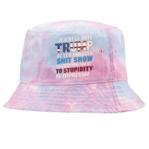 If U Still Hate Trump After Bidens Show Is Impressive Tie-Dyed Bucket Hat