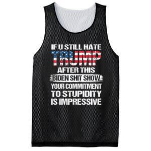 If U Still Hate Trump After This Biden Mesh Reversible Basketball Jersey Tank