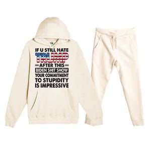 If U Still Hate Trump After This Biden Premium Hooded Sweatsuit Set