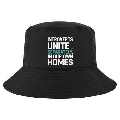 Introverts Unite Separately In Our Own Homes Cool Comfort Performance Bucket Hat