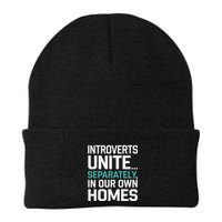 Introverts Unite Separately In Our Own Homes Knit Cap Winter Beanie