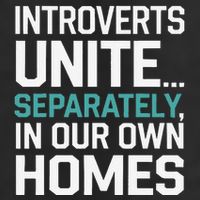 Introverts Unite Separately In Our Own Homes Knit Cap Winter Beanie