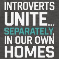 Introverts Unite Separately In Our Own Homes Vector Backpack
