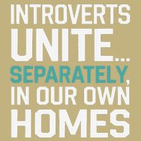Introverts Unite Separately In Our Own Homes Mousepad