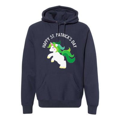 Irish Unicorn St. Patricks Day For ,S, Premium Hoodie