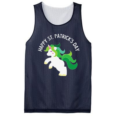 Irish Unicorn St. Patricks Day For ,S, Mesh Reversible Basketball Jersey Tank