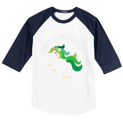 Irish Unicorn St. Patricks Day For ,S, Baseball Sleeve Shirt