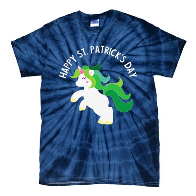 Irish Unicorn St. Patricks Day For ,S, Tie-Dye T-Shirt