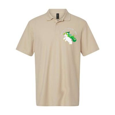 Irish Unicorn St. Patricks Day For ,S, Softstyle Adult Sport Polo