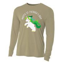 Irish Unicorn St. Patricks Day For ,S, Cooling Performance Long Sleeve Crew