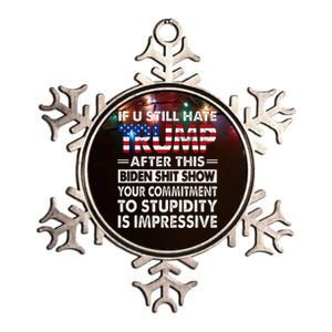 If U Still Hate Trump after This Biden Metallic Star Ornament