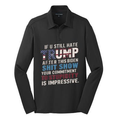 If U Still Hate Trump After BidenS Show Is Impressive Silk Touch Performance Long Sleeve Polo