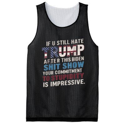 If U Still Hate Trump After BidenS Show Is Impressive Mesh Reversible Basketball Jersey Tank