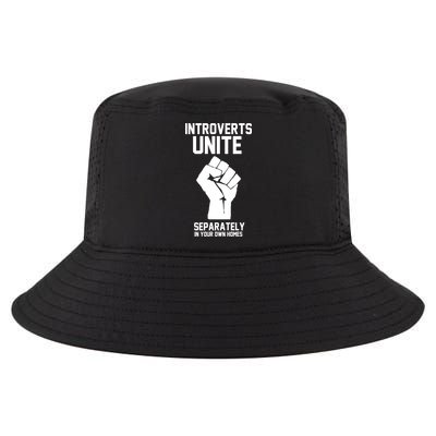 Introverts Unite Separately In Your Own Homes Cool Comfort Performance Bucket Hat