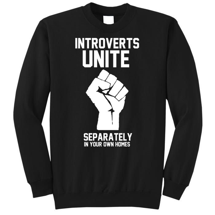 Introverts Unite Separately In Your Own Homes Sweatshirt