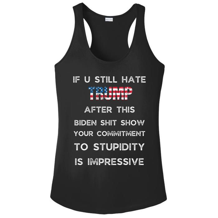 If U Still Hate Trump After This Biden Ladies PosiCharge Competitor Racerback Tank