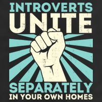 Introverts Unite Separately Funny Introverted Antisocial Trucker Hat