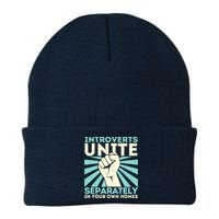 Introverts Unite Separately Funny Introverted Antisocial Knit Cap Winter Beanie