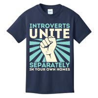 Introverts Unite Separately Funny Introverted Antisocial Kids T-Shirt