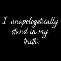 I Unapologetically Stand Inn My Truth Flexfit Unipanel Trucker Cap