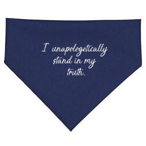 I Unapologetically Stand Inn My Truth USA-Made Doggie Bandana