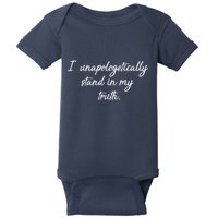 I Unapologetically Stand Inn My Truth Baby Bodysuit