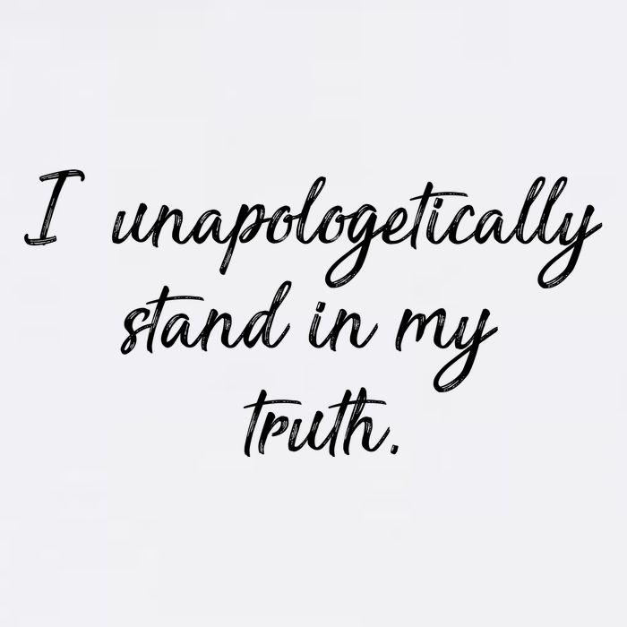 I Unapologetically Stand Inn My Truth Garment-Dyed Sweatshirt