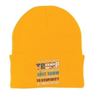 If U Still Hate Trump After BidenS Show Is Impressive Gift Knit Cap Winter Beanie