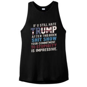 If U Still Hate Trump After BidenS Show Is Impressive Ladies PosiCharge Tri-Blend Wicking Tank