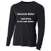 Introverts Unite... Separately In Our Own Homes. Cooling Performance Long Sleeve Crew