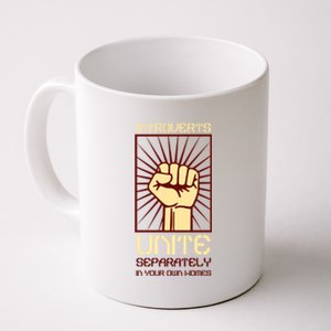 Introverts Unite Separately Antisocial Gift Coffee Mug