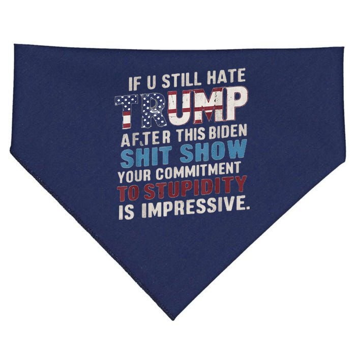 If U Still Hate Trump After BidenS Show Is Impressive USA-Made Doggie Bandana