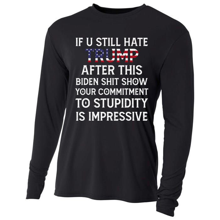 If U Still Hate Trump After This Biden Cooling Performance Long Sleeve Crew