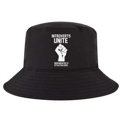 Introverts Unite Separately In Your Own Homes Cool Comfort Performance Bucket Hat