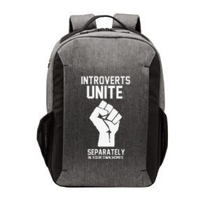 Introverts Unite Separately In Your Own Homes Vector Backpack