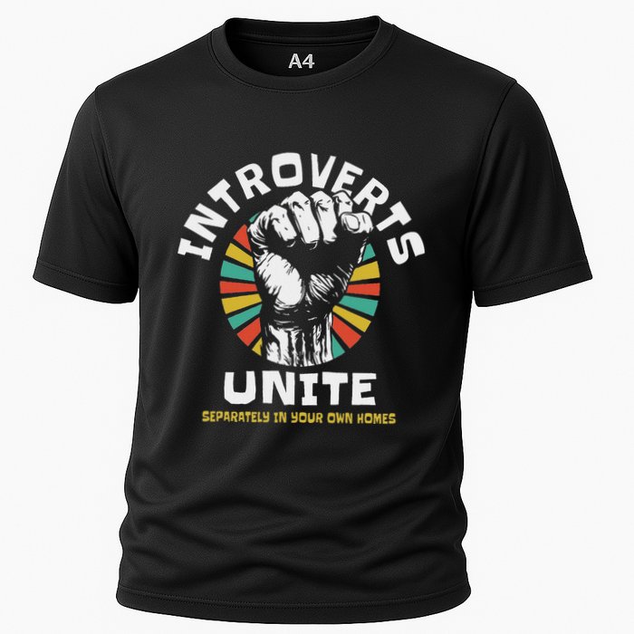 Introverts Unite Separately Own Homes Emblem Performance Shirt