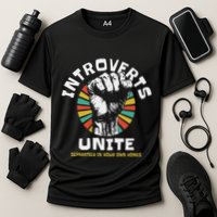 Introverts Unite Separately Own Homes Emblem Performance Shirt