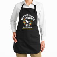 Introverts Unite Separately Own Homes Emblem Apron