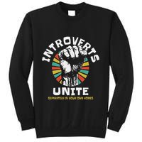 Introverts Unite Separately Own Homes Emblem Sweatshirt