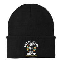 Introverts Unite Separately Own Homes Emblem Beanie